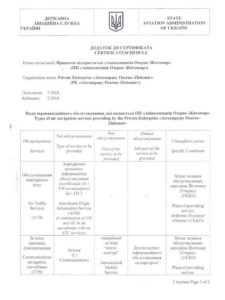 Сертифікат AFIS